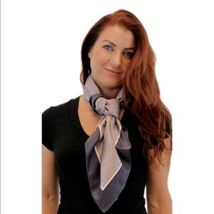NWT Gray Gardens Square Silk Scarf by Belisi